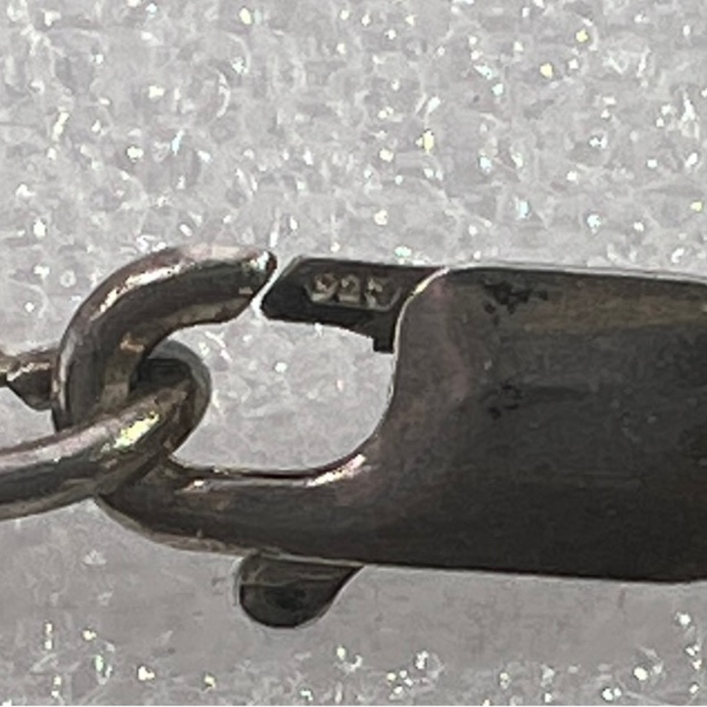 Polished 925 Sterling Belcher Rolo Link Unisex Chain - Picture 6 of 6